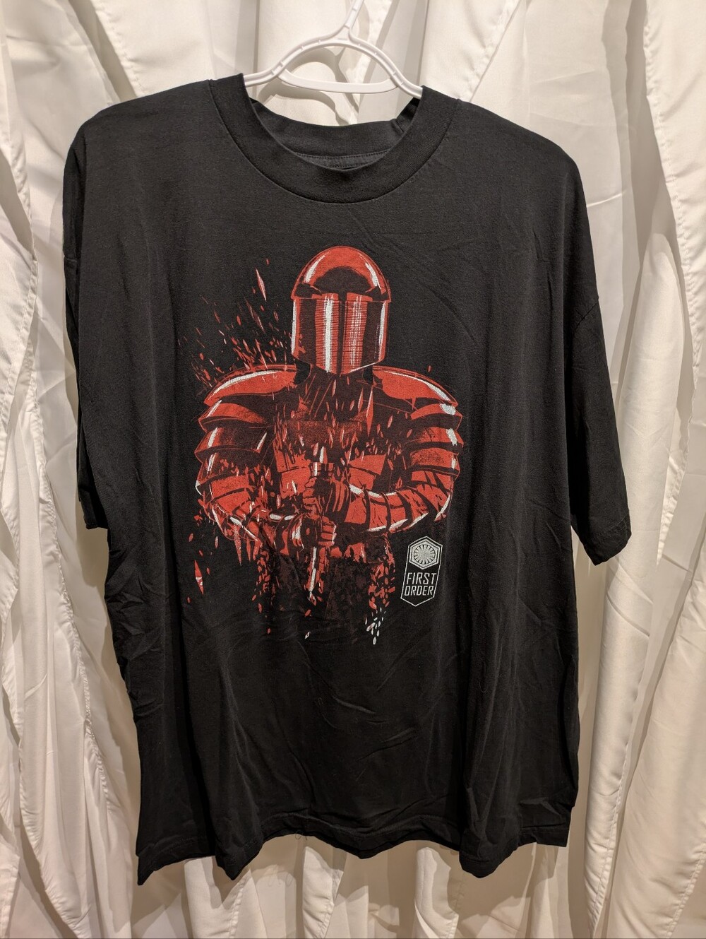 15 Star Wars The Last Jedi Elite Praetorian Guard T Shirt Mens 2XL Black Fifth S